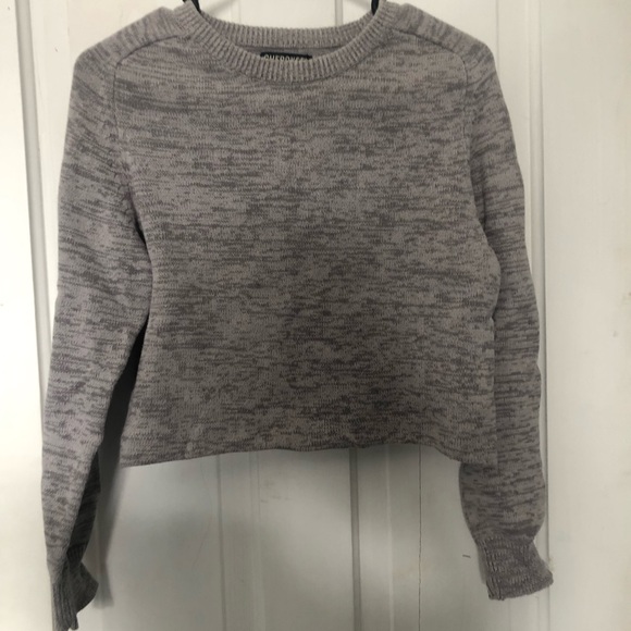 cropped grey sweater - Picture 1 of 2